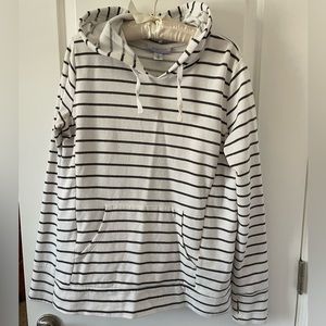 Motherhood Maternity French Terry Side Access Nursing Hoodie, Medium